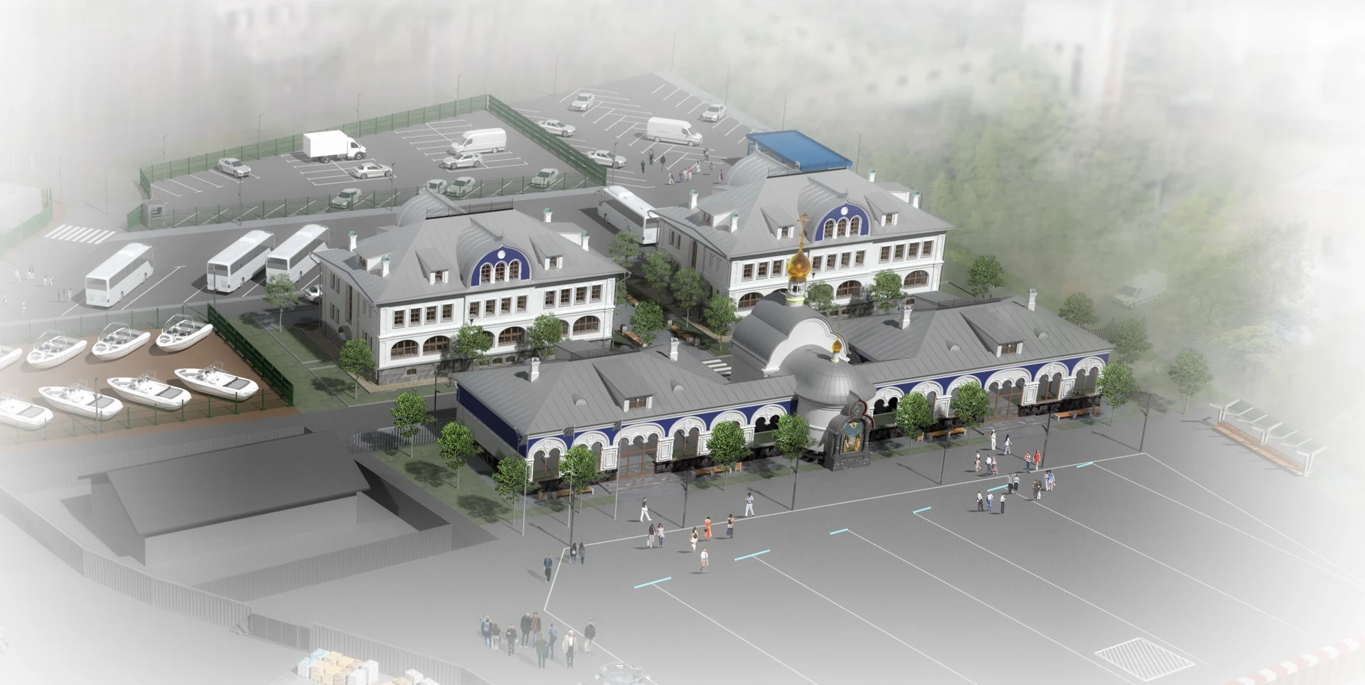 Новый облик причала, фотография второго ракурса